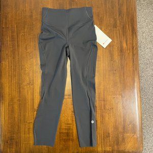 Lululemon NWT Base Pace High-Rise Crop 23" Dark Gray